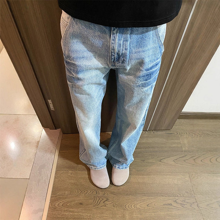 Herren Modische Weitgeschnittene Jeans Echoarchiv