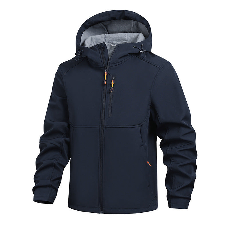 Herren Praktische und Stylische Übergangsjacke mit Kapuze Echo Archiv