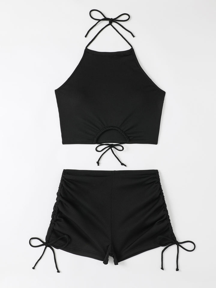 Damen Freizeit-Bikini-Set mit Raffungen Echo Archiv
