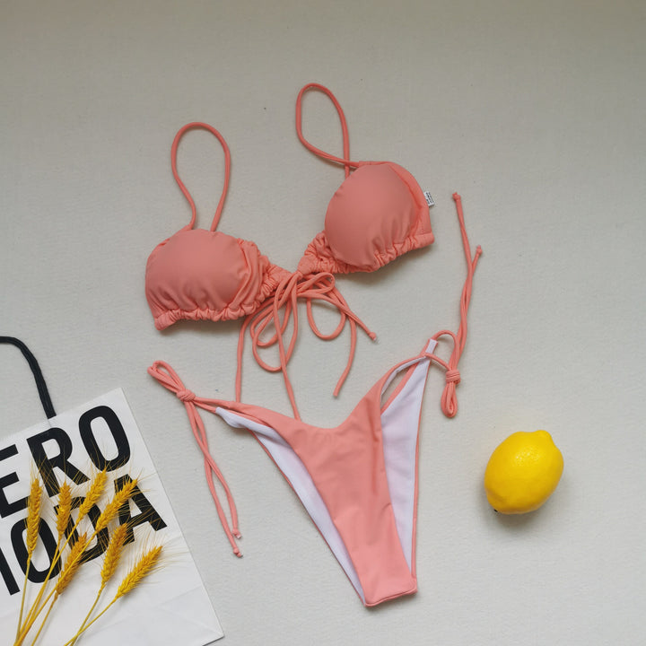 Damen Triangel-Bikini mit regulierbaren Bindebändern Echo Archiv