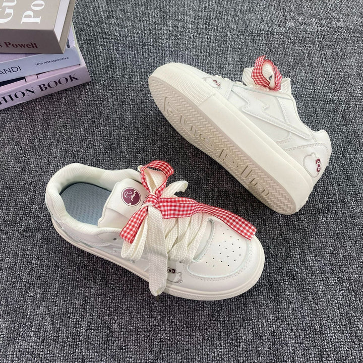 Damen Sneakers mit süßem Tierdesign und flauschigen Details Echo Archiv