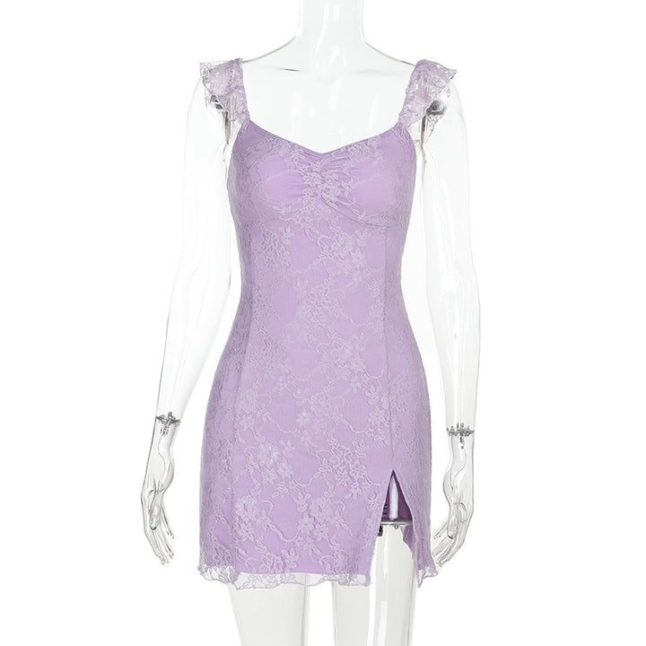 Damen Minikleid mit raffinierten Spitzenakzenten Echo Archiv