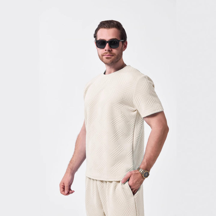 Herren lässiges Premium T-Shirt mit strukturiertem Design und hohem Tragekomfort Echoarchiv