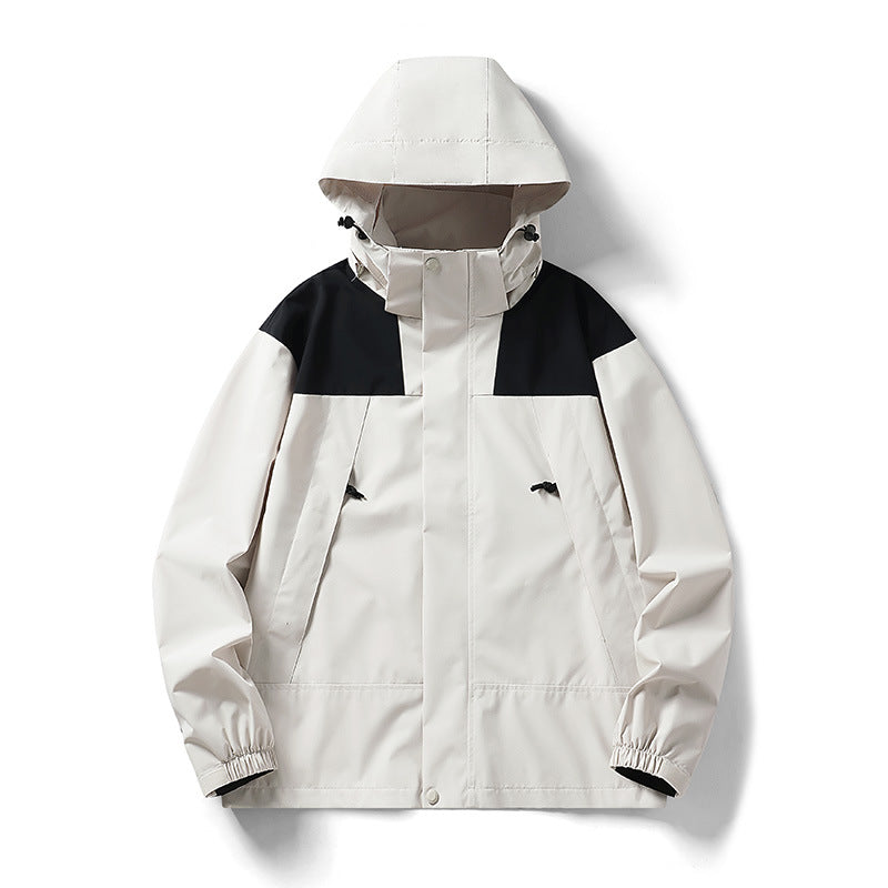 Herren Wetterfeste Übergangsjacke mit Kapuze Echo Archiv