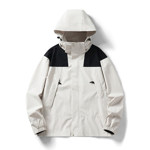Herren Wetterfeste Übergangsjacke mit Kapuze Echo Archiv