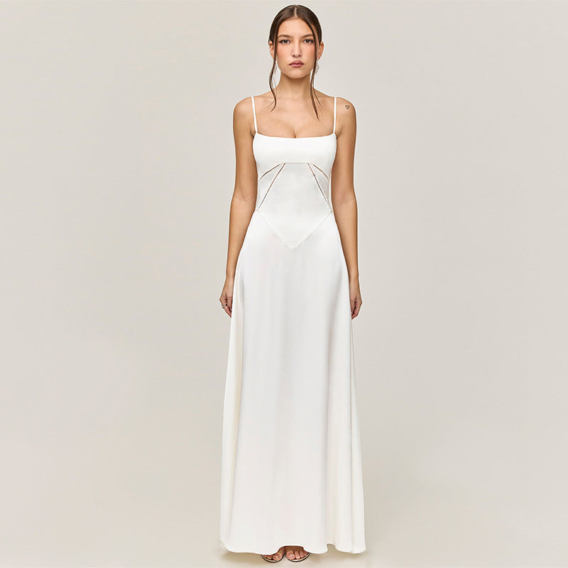 Damen Elegantes Abendkleid mit tailliertem Schnitt und schwingendem Rock Echoarchiv