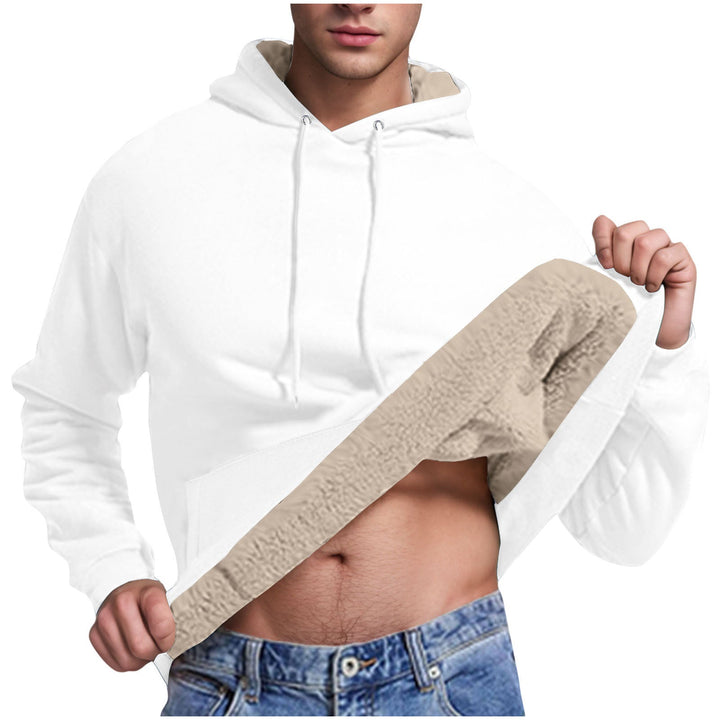 Herren Fleece-Kapuzenpullover mit innenliegendem Kuschelfutter Echoarchiv