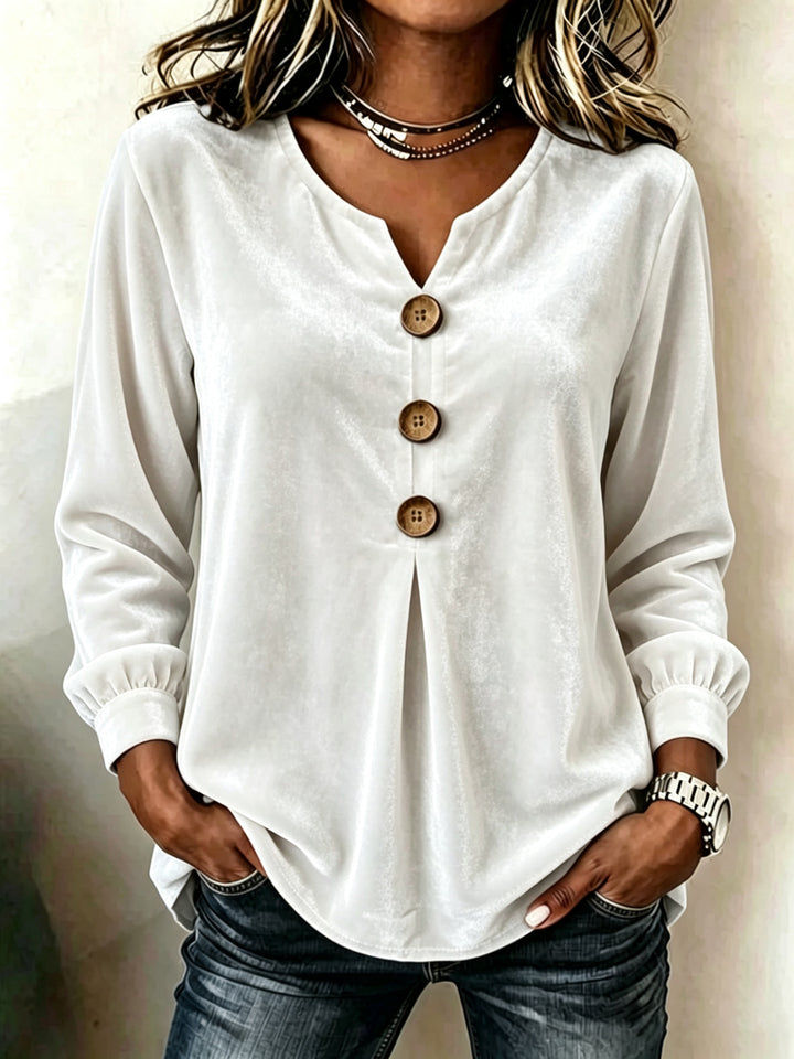 Damen Elegante und komfortable Veloursbluse Echo Archiv