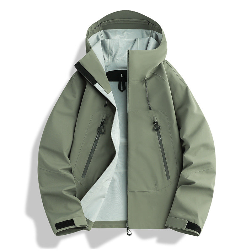 Herren wasserdichte Softshell-Jacke mit herausnehmbarer Stepp-Innenjacke Echoarchiv
