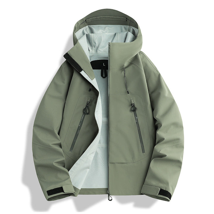 Herren wasserdichte Softshell-Jacke mit herausnehmbarer Stepp-Innenjacke Echoarchiv
