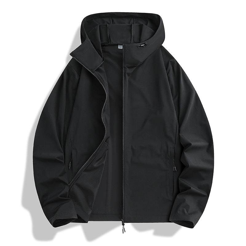 Damen Winddichte Kapuzenjacke Echo Archiv