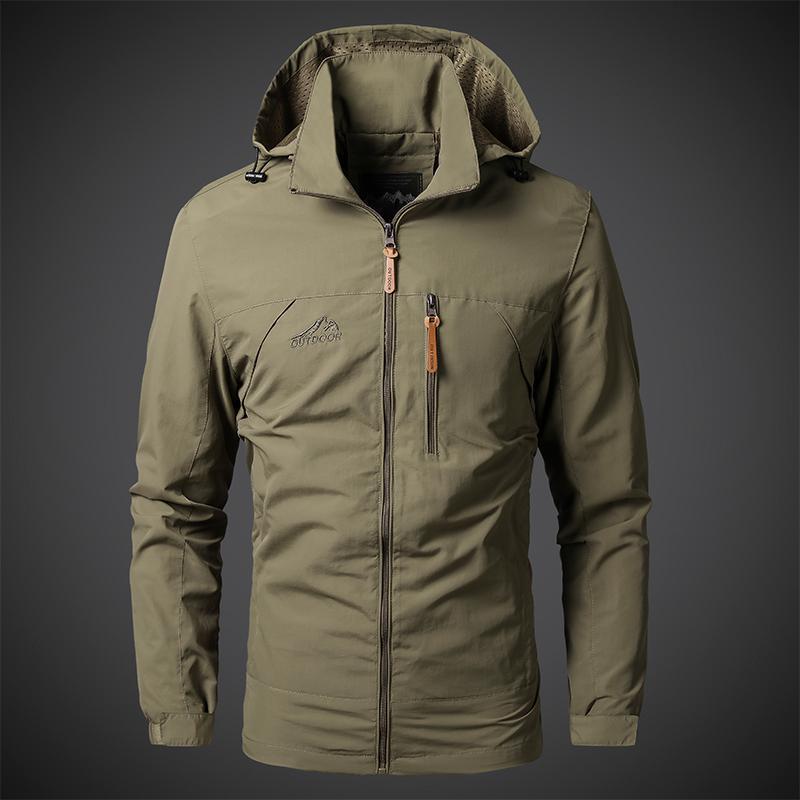 Herren leichte temperaturregulierende Jacke Echo Archiv
