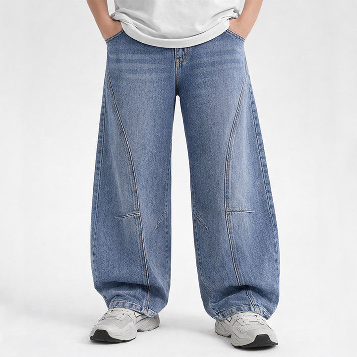 Unisex weite Jeans mit einzigartiger Nahtführung Echo Archiv