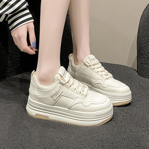 Damen Sneakers mit modernem Plateau-Design und atmungsaktiver Innenstruktur Echo Archiv