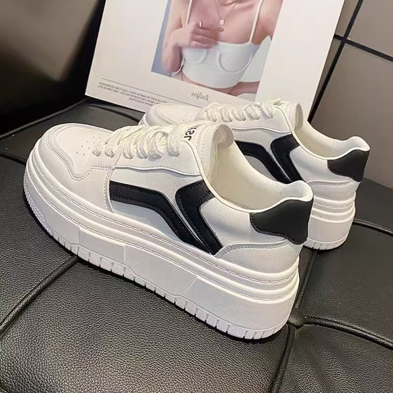 Damen Elegante und modische Sneakers mit hoher Plateausohle Echo Archiv