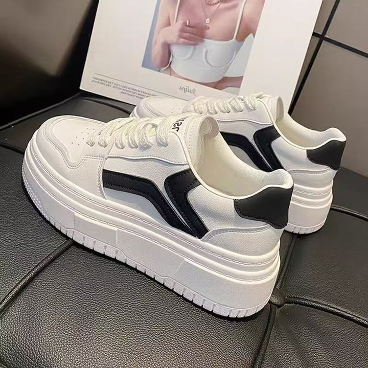 Damen Elegante und modische Sneakers mit hoher Plateausohle Echo Archiv