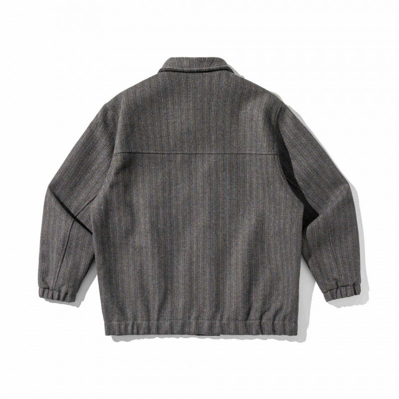 Herren Kastenförmige Overshirt‑Jacke aus Wollmix mit aufgesetzter Brusttasche Echo Archiv