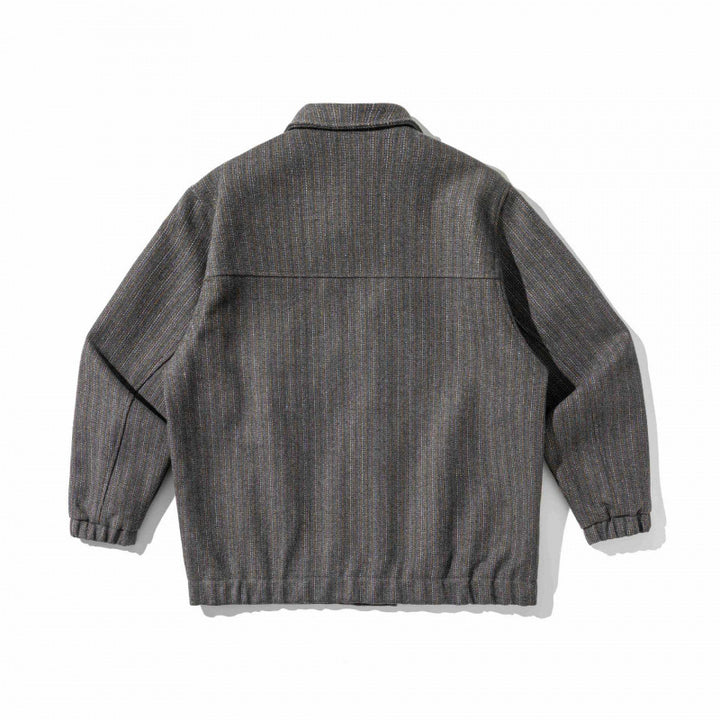 Herren Kastenförmige Overshirt‑Jacke aus Wollmix mit aufgesetzter Brusttasche Echo Archiv