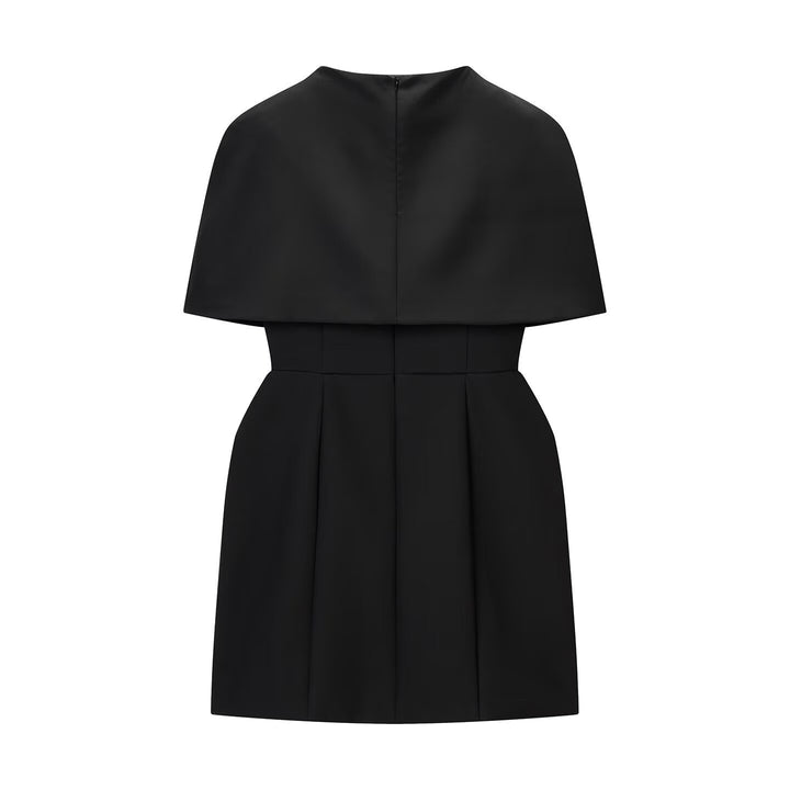 Damen elegantes Hochzeitskleid mit Cape-Ärmeln und tailliertem Schnitt Echo Archiv