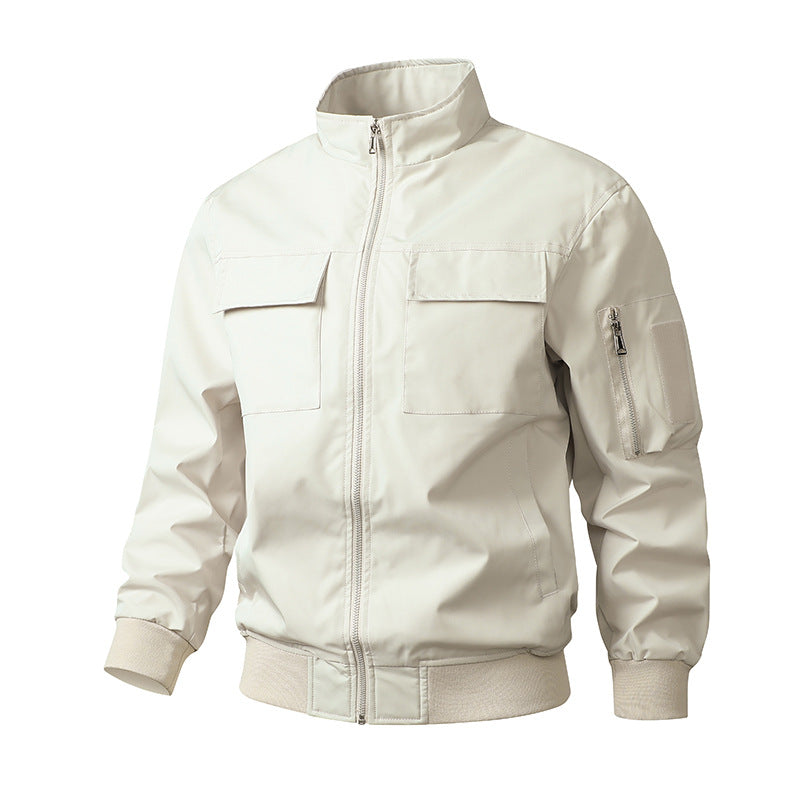 Herren multifunktionale Utility-Jacke mit praktischen Taschen und winddichtem Design Echoarchiv
