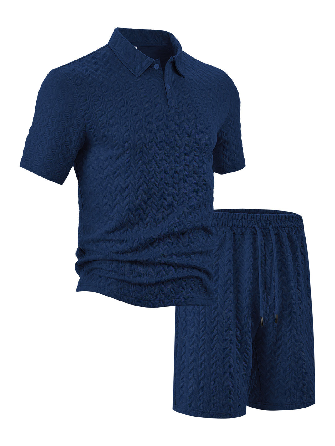 Herren Freizeit Polo und Shorts Set Echoarchiv