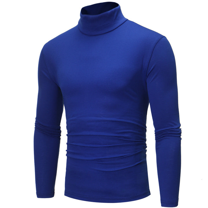 Herren eleganter Rollkragenpullover aus bequemen Stretchmaterial Echoarchiv