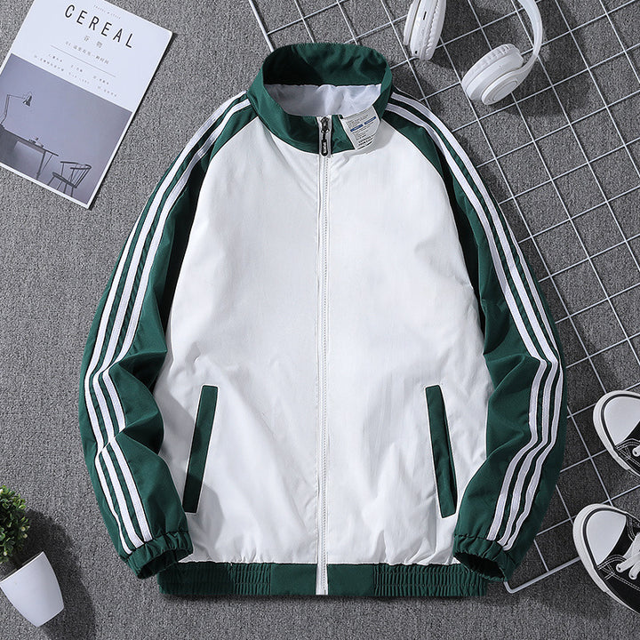 Herren Sportliche Übergangsjacke mit Reißverschluss und seitlichen Taschen Echo Archiv