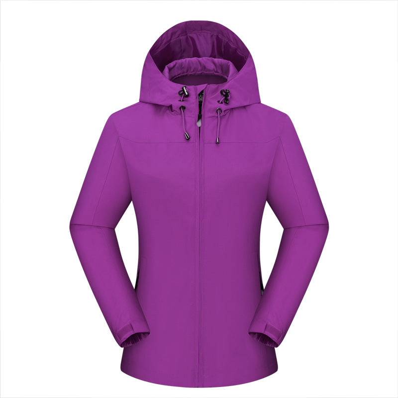 Damen Wasserabweisende Outdoor-Jacke mit Kapuze Echo Archiv