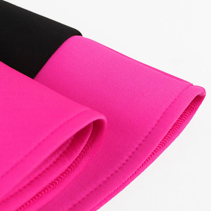 Damen Exquisites schulterfreies Wickelkleid mit voluminösem Rüschensaum Echo Archiv