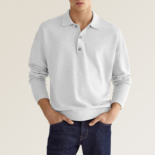 Herren eleganter Poloshirt mit modischem Schnitt Echoarchiv