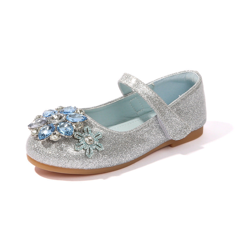 Damen Ballerinas mit glitzernden Blumenapplikationen Echo Archiv