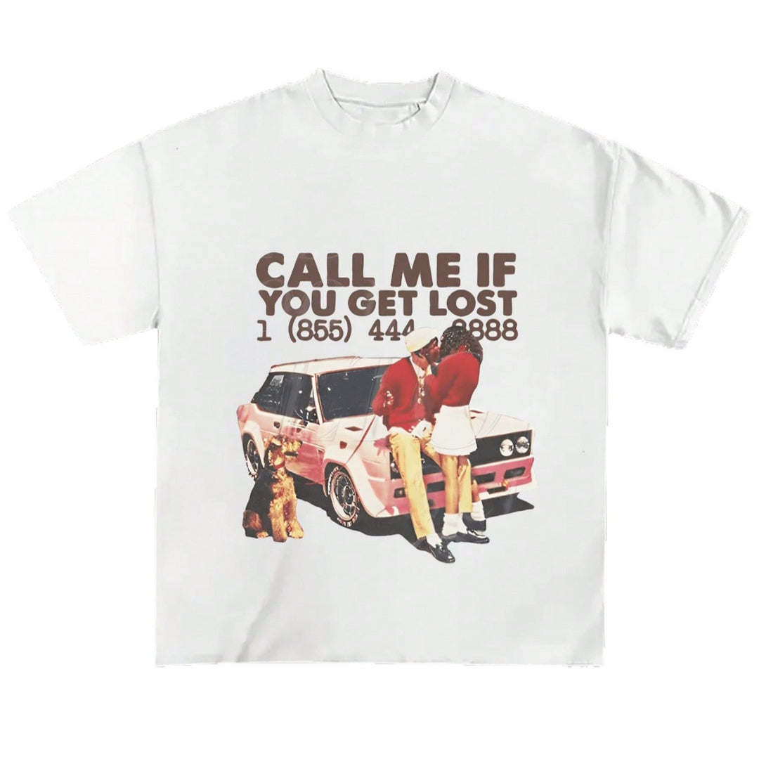Damen Grafik T-Shirt mit nostalgischem Auto-Design und frechem Schriftzug Echo Archiv