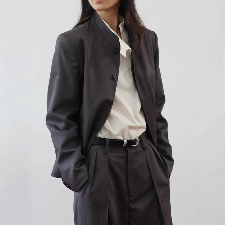 Damen Modische Blazerjacke Echoarchiv