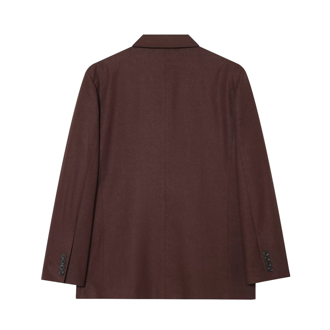 Damen Doppelreiher-Blazer und High-Waist-Hose im Tailored-Set Echo Archiv