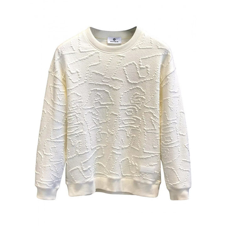 Damen Modischer Sweater mit 3D-Struktur Echo Archiv