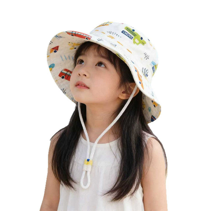 Unisex nan Kinder Sonnenhut mit breiter Krempe verstellbarem Kinnband und Einhornprint  Echo Archiv