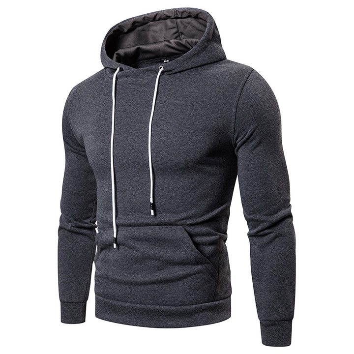 Herren Kapuzenpullover mit Kängurutasche und soften Baumwollmischung Echoarchiv