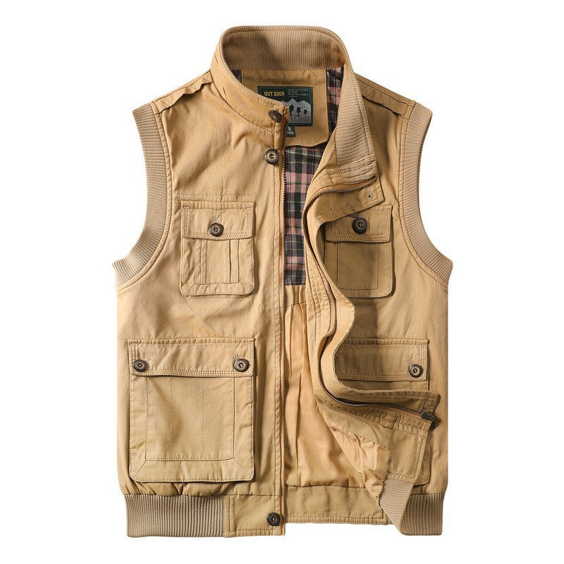 Herren vielseitige Outdoor-Weste mit zahlreichen Taschen Echoarchiv