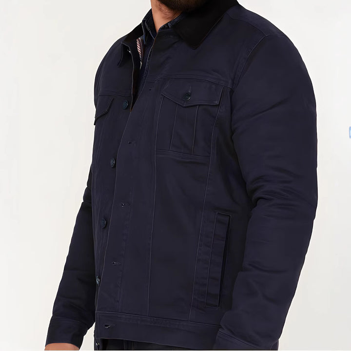 Herren stylische Utility-Jacke mit funktionalen Details Echoarchiv