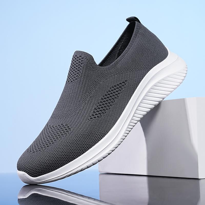 Herren Leichte Slip-On Sport SnEchoarchivkers mit Atmungsaktivem Strickdesign Echoarchiv