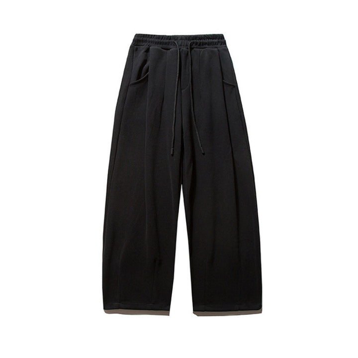 Unisex Weite Jogginghose mit Bundfalten, Elastischem Tunnelzug und Seitentaschen Echo Archiv