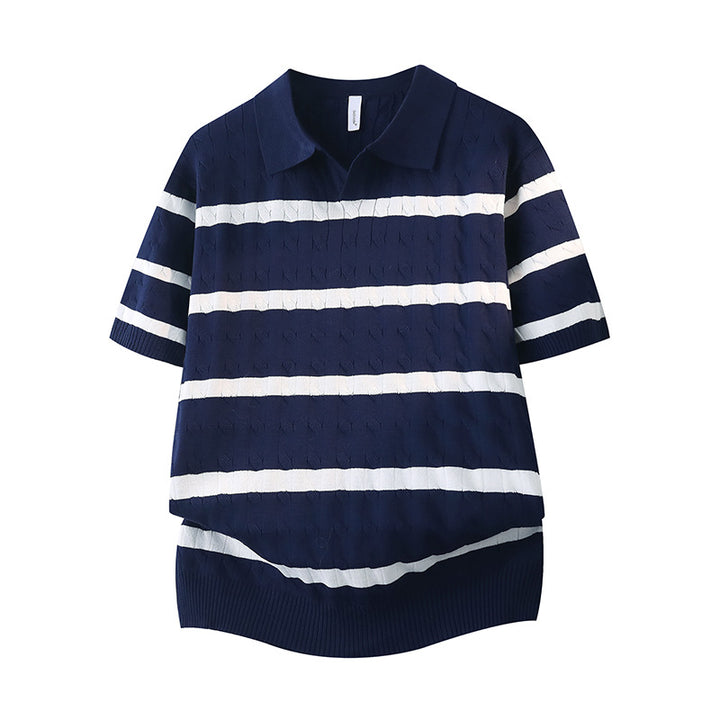 Damen Modisches Kurzarm-Strickoberteil – Mavelle