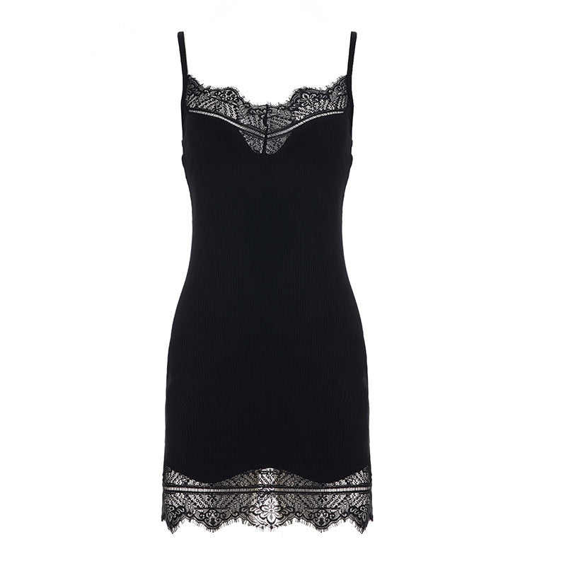 Damen Spitzen-Nachtkleid im figurbetonten Schnitt Echo Archiv