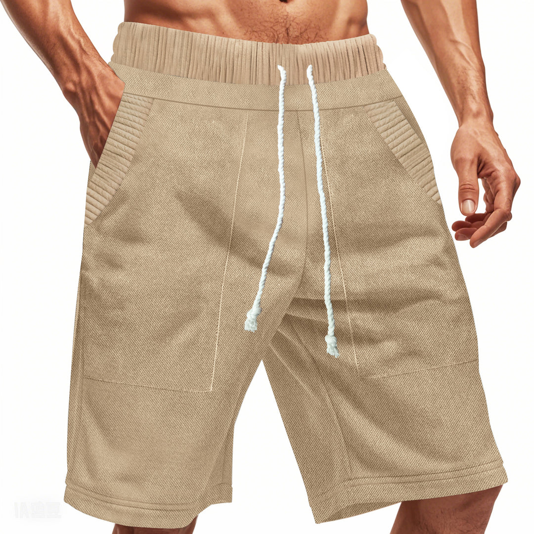 Herren lässige Shorts mit elastischem Bund und praktischen Seitentaschen Echoarchiv