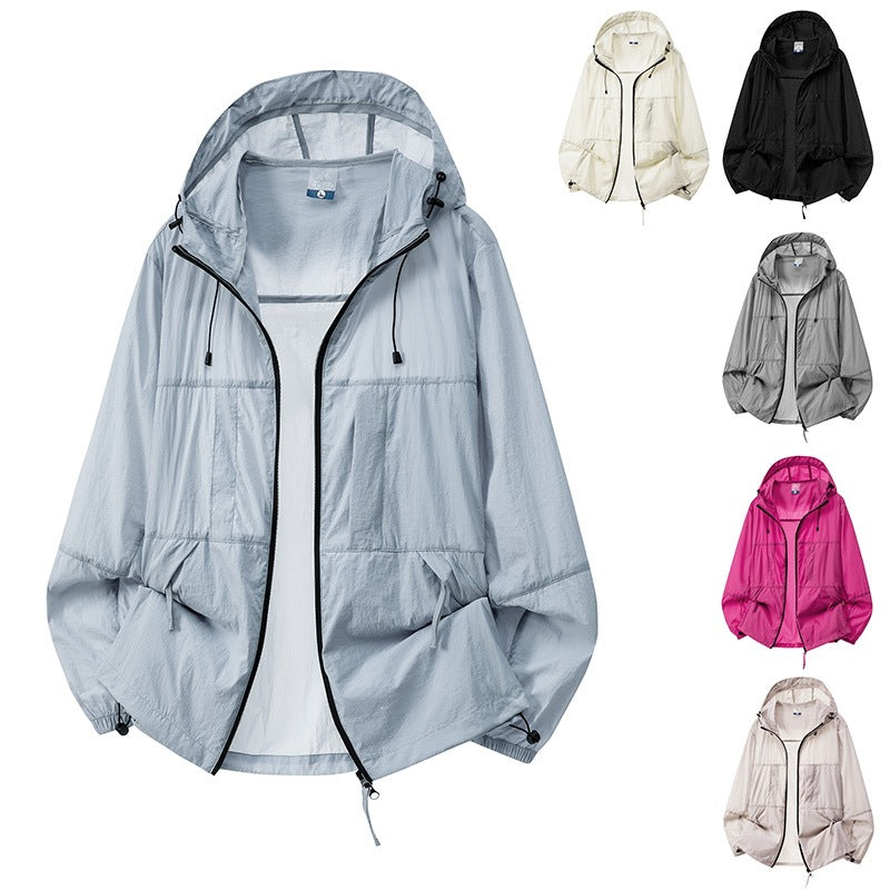 Herren Leichte Outdoor-Windjacke mit Kapuze Echo Archiv