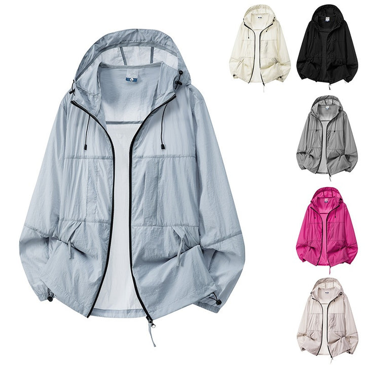 Herren Leichte Outdoor-Windjacke mit Kapuze Echo Archiv
