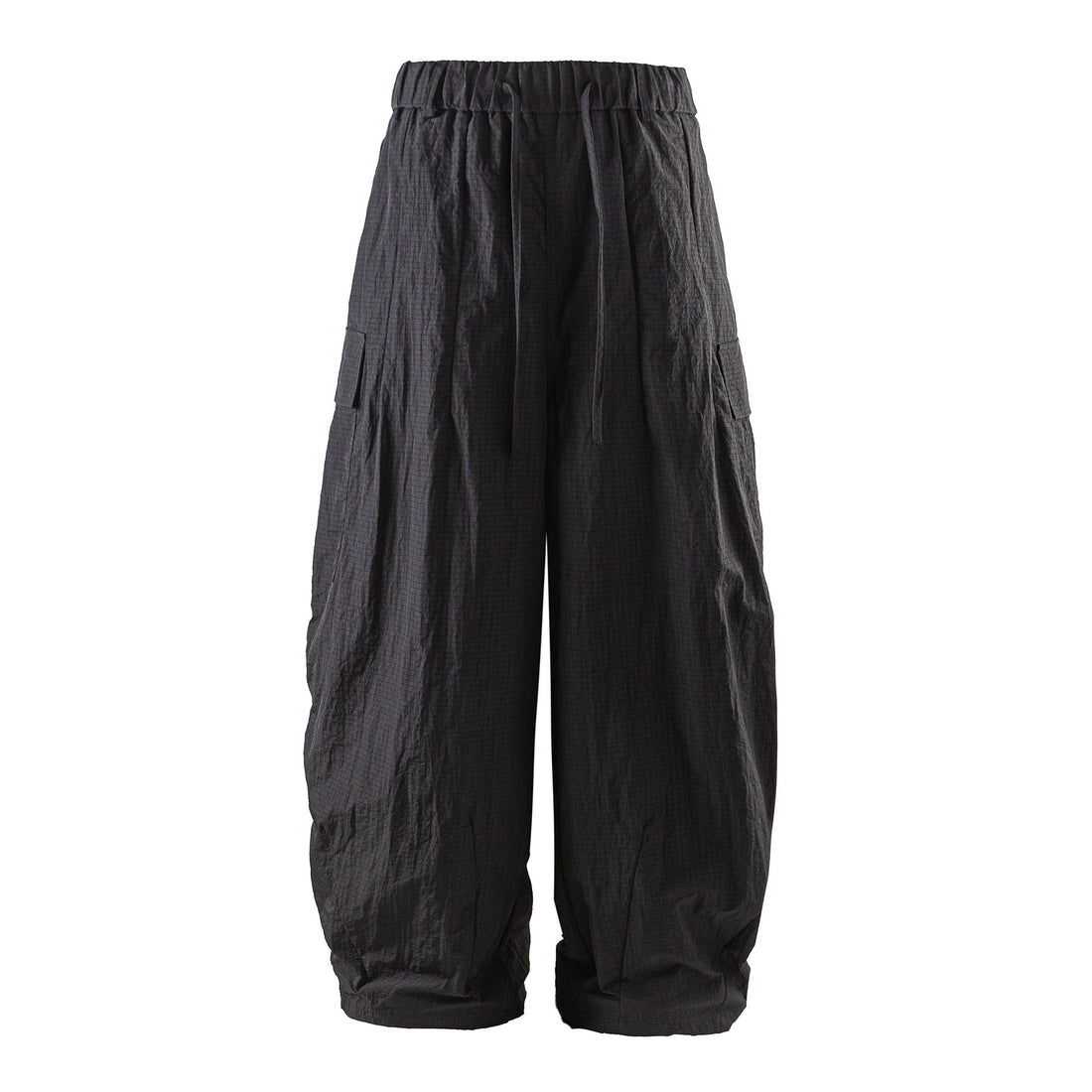 Herren Leichte Crinkle‑Optik Cargo‑Jogginghose mit elastischem Bund und Kordelzug Echoarchiv
