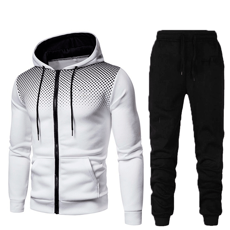 Herren sportliches Hoodie-und Jogginghose-Set mit atmungsaktiver Technologie Echoarchiv