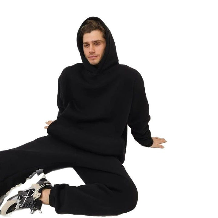 Herren bequemer Kapuzenpullover und Jogginghose Set Echoarchiv