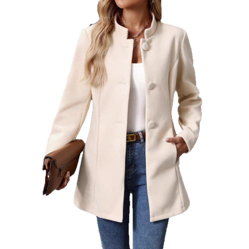 Damen Elegante und moderne Wollmantel – Montévia